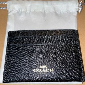 Coach Black Card Carrier